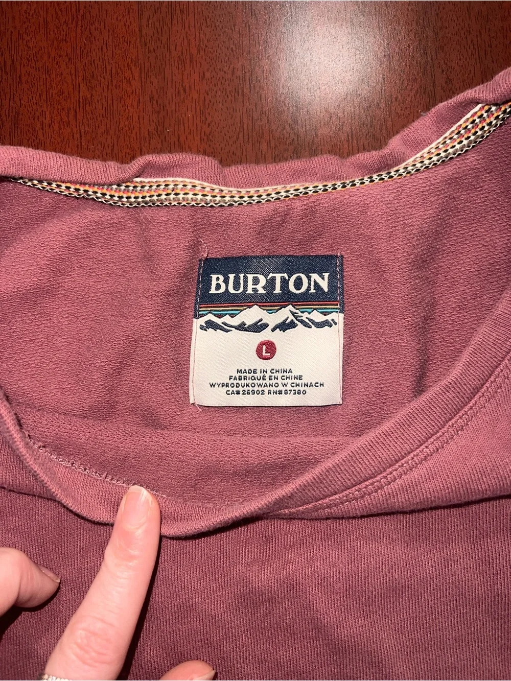 Burton Mauve Short-Sleeve Crewneck Tee - Picture 2 of 5